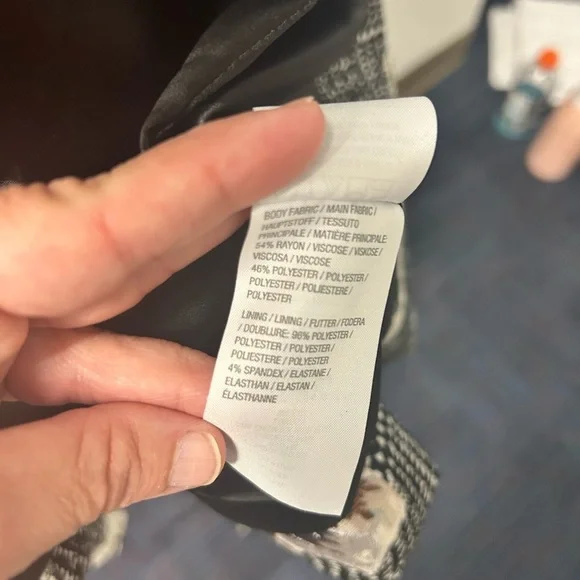 Floral Patterned Long Sleeve Dress jacket - Picture 6 of 6